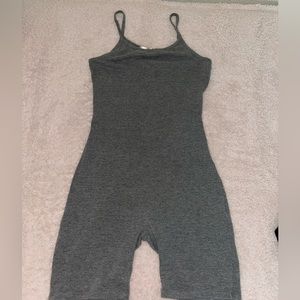 Gray romper